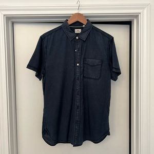 AG Navy Blue Button Down Shirt